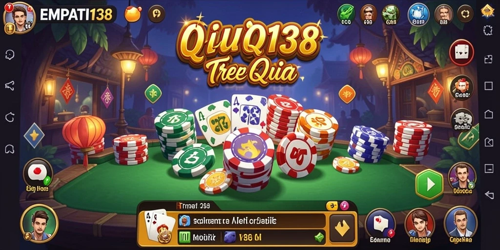 Screenshot EMPATI138 menunjukkan aksi seru dalam bermain QiuQiu.