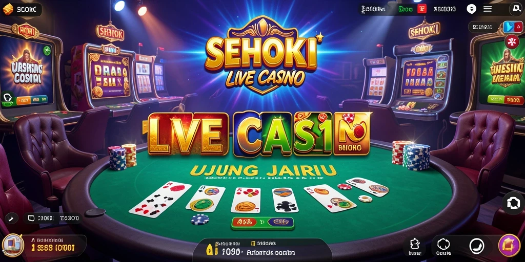 Tampilan gameplay Live Casino yang seru di SEHOKI.
